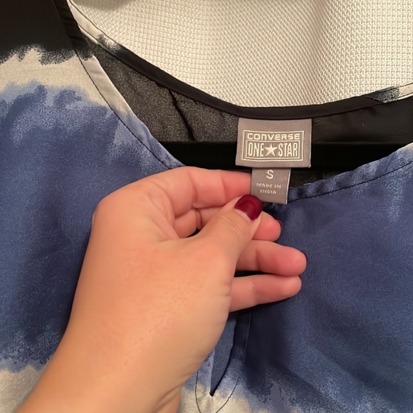 Tie dye striped blouse - Picture 3 of 5